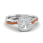 Load image into Gallery viewer, vine-radiant-halo-diamond-engagement-ring-with-orange-sapphire-in-white-gold-FD9212RARGSAOR-NL-WG.jpg
