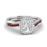 Load image into Gallery viewer, vine-radiant-halo-diamond-engagement-ring-with-ruby-in-white-gold-FD9212RARGRUDR-NL-WG.jpg
