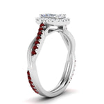 Load image into Gallery viewer, vine-radiant-halo-diamond-engagement-ring-with-ruby-in-white-gold-FD9212RARGRUDR-NL-WG.jpg
