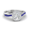 Load image into Gallery viewer, vine-radiant-halo-diamond-engagement-ring-with-sapphire-in-white-gold-FD9212RARGSABL-NL-WG.jpg