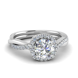 14k White Gold / Diamond / 1 Ct