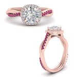 Load image into Gallery viewer, vine-round-halo-diamond-engagement-ring-with-pink-sapphire-in-rose-gold-FD9212RORGSADRPI-NL-RG.jpg
