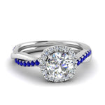 Load image into Gallery viewer, vine-round-halo-diamond-engagement-ring-with-sapphire-in-white-gold-FD9212RORGSABL-NL-WG.jpg
