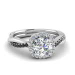 Load image into Gallery viewer, vine-round-halo-engagement-ring-with-black-diamond-in-white-gold-FD9212RORGBLACK-NL-WG.jpg
