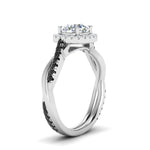 Load image into Gallery viewer, vine-round-halo-engagement-ring-with-black-diamond-in-white-gold-FD9212RORGBLACK-NL-WG.jpg
