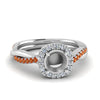 Load image into Gallery viewer, vine-semi-mount-halo-diamond-engagement-ring-with-orange-sapphire-in-white-gold-FD9212SMRGSAOR-NL-WG.jpg