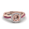 Load image into Gallery viewer, vine-semi-mount-halo-diamond-engagement-ring-with-pink-sapphire-in-rose-gold-FD9212SMRGSADRPI-NL-RG.jpg
