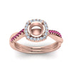 Load image into Gallery viewer, vine-semi-mount-halo-diamond-engagement-ring-with-pink-sapphire-in-rose-gold-FD9212SMRGSADRPI-NL-RG.jpg