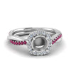 Load image into Gallery viewer, vine-semi-mount-halo-diamond-engagement-ring-with-pink-sapphire-in-white-gold-FD9212SMRGSADRPI-NL-WG.jpg