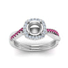 Load image into Gallery viewer, vine-semi-mount-halo-diamond-engagement-ring-with-pink-sapphire-in-white-gold-FD9212SMRGSADRPI-NL-WG.jpg