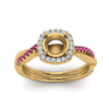 Load image into Gallery viewer, vine-semi-mount-halo-diamond-engagement-ring-with-pink-sapphire-in-yellow-gold-FD9212SMRGSADRPI-NL-YG.jpg