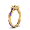 Load image into Gallery viewer, vine-semi-mount-halo-diamond-engagement-ring-with-purple-topaz-in-yellow-gold-FD9212SMRGVITO-NL-YG.jpg