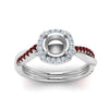 Load image into Gallery viewer, vine-semi-mount-halo-diamond-engagement-ring-with-ruby-in-white-gold-FD9212SMRGRUDR-NL-WG.jpg