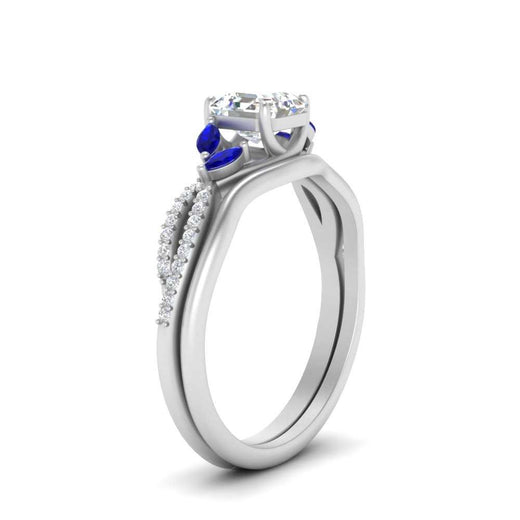vine-split-band-asscher-cut-diamond-wedding-set-with-sapphire-in-white-gold-FDENR3211ASGSABLANGLE3-NL-WG
