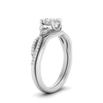 Load image into Gallery viewer, vine-split-band-cushion-cut-diamond-wedding-set-in-white-gold-FDENR3211CUANGLE3-NL-WG.jpg
