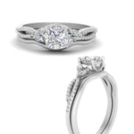 Load image into Gallery viewer, vine-split-band-cushion-cut-diamond-wedding-set-in-white-gold-FDENR3211CUANGLE3-NL-WG.jpg
