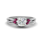 Load image into Gallery viewer, vine-split-band-cushion-cut-diamond-wedding-set-with-pink-sapphire-in-white-gold-FDENR3211CUGSADRPIANGLE3-NL-WG.jpg
