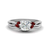 Load image into Gallery viewer, vine-split-band-cushion-cut-diamond-wedding-set-with-ruby-in-white-gold-FDENR3211CUGRUDRANGLE3-NL-WG.jpg