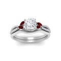 Thumbnail 7 - vine-split-band-cushion-cut-diamond-wedding-set-with-ruby-in-white-gold-FDENR3211CUGRUDRANGLE3-NL-WG.jpg