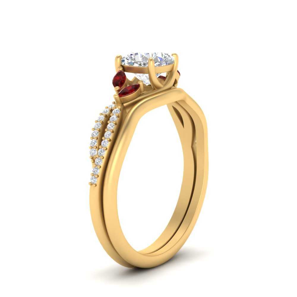 vine-split-band-cushion-cut-diamond-wedding-set-with-ruby-in-yellow-gold-FDENR3211CUGRUDRANGLE3-NL-YG.jpg