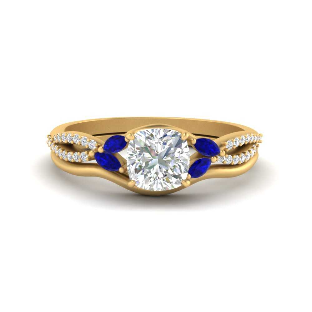 vine-split-band-cushion-cut-diamond-wedding-set-with-sapphire-in-yellow-gold-FDENR3211CUGSABLANGLE3-NL-YG.jpg