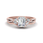 Load image into Gallery viewer, vine-split-band-emerald-cut-diamond-wedding-set-in-rose-gold-FDENR3211EMANGLE3-NL-RG.jpg
