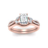 Load image into Gallery viewer, vine-split-band-emerald-cut-diamond-wedding-set-in-rose-gold-FDENR3211EMANGLE3-NL-RG.jpg