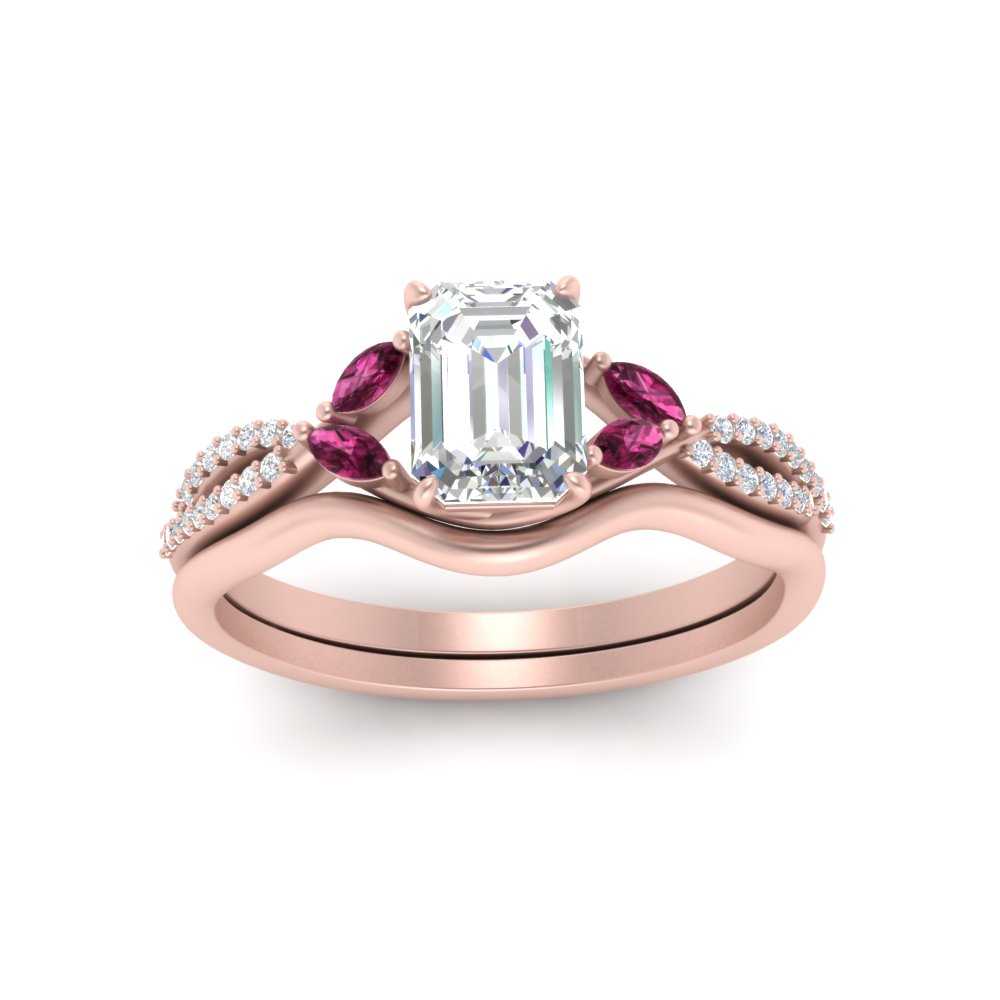 vine-split-band-emerald-cut-diamond-wedding-set-with-pink-sapphire-in-rose-gold-FDENR3211EMGSADRPIANGLE3-NL-RG.jpg