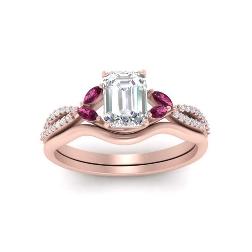 vine-split-band-emerald-cut-diamond-wedding-set-with-pink-sapphire-in-rose-gold-FDENR3211EMGSADRPIANGLE3-NL-RG.jpg