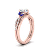 Load image into Gallery viewer, vine-split-band-heart-shaped-diamond-wedding-set-with-sapphire-in-rose-gold-FDENR3211HTGSABLANGLE3-NL-RG.jpg
