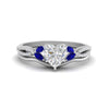 Load image into Gallery viewer, vine-split-band-heart-shaped-diamond-wedding-set-with-sapphire-in-white-gold-FDENR3211HTGSABLANGLE3-NL-WG.jpg