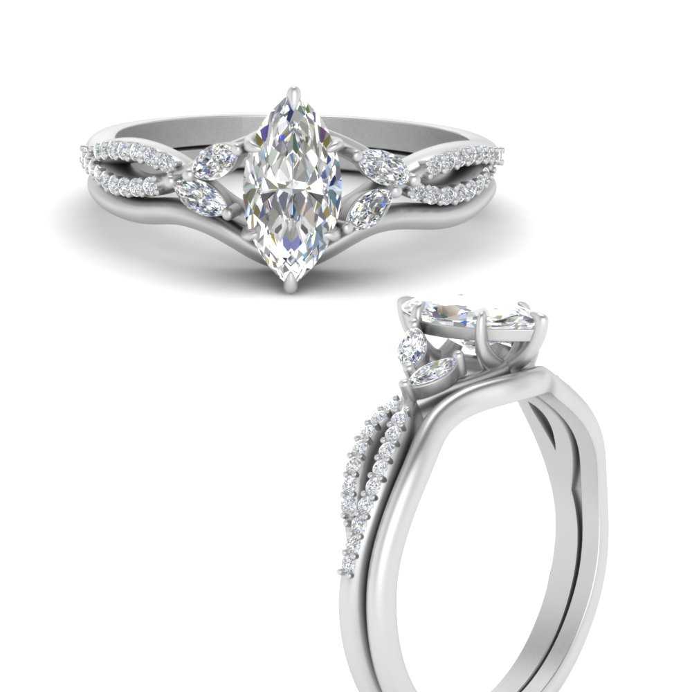 vine-split-band-marquise-cut-diamond-wedding-set-in-platinum-FDENR3211MQ