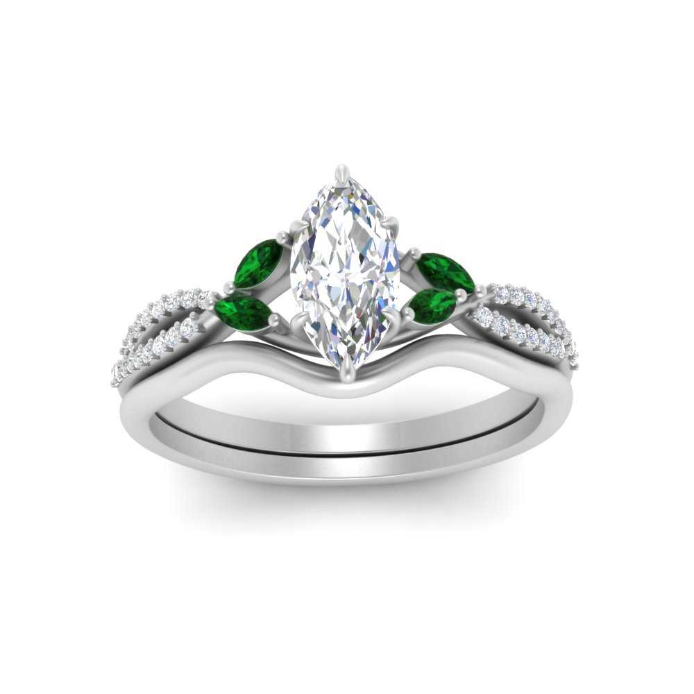 vine-split-band-marquise-cut-diamond-wedding-set-with-emerald-in-white-gold-FDENR3211MQGEMGRANGLE3-NL-WG.jpg