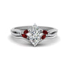 Load image into Gallery viewer, vine-split-band-marquise-cut-diamond-wedding-set-with-ruby-in-white-gold-FDENR3211MQGRUDRANGLE3-NL-WG.jpg