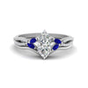 Load image into Gallery viewer, vine-split-band-marquise-cut-diamond-wedding-set-with-sapphire-in-white-gold-FDENR3211MQGSABLANGLE3-NL-WG.jpg
