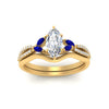 Load image into Gallery viewer, vine-split-band-marquise-cut-diamond-wedding-set-with-sapphire-in-yellow-gold-FDENR3211MQGSABLANGLE3-NL-YG.jpg