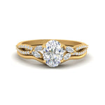 Load image into Gallery viewer, vine-split-band-oval-shaped-diamond-wedding-set-in-yellow-gold-FDENR3211OVANGLE3-NL-YG.jpg
