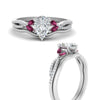 Load image into Gallery viewer, vine-split-band-pear-shaped-diamond-wedding-set-with-pink-sapphire-in-white-gold-FDENR3211PEGSADRPIANGLE3-NL-WG.jpg