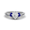 Load image into Gallery viewer, vine-split-band-pear-shaped-diamond-wedding-set-with-sapphire-in-white-gold-FDENR3211PEGSABLANGLE3-NL-WG.jpg