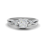 Load image into Gallery viewer, vine-split-band-princess-cut-diamond-wedding-set-in-white-gold-FDENR3211PRANGLE3-NL-WG