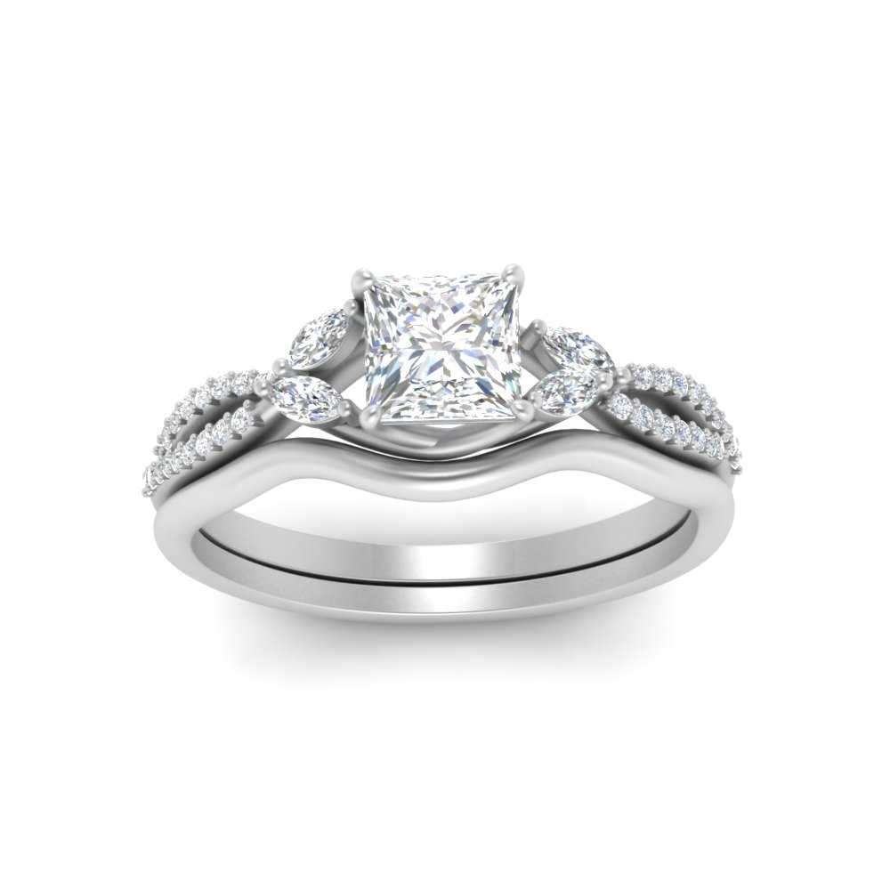 vine-split-band-princess-cut-diamond-wedding-set-in-white-gold-FDENR3211PRANGLE3-NL-WG