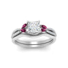 Load image into Gallery viewer, vine-split-band-princess-cut-diamond-wedding-set-with-pink-sapphire-in-white-gold-FDENR3211PRGSADRPIANGLE3-NL-WG