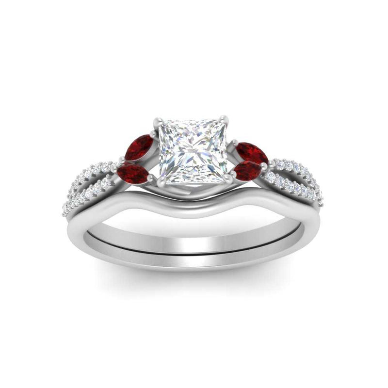 vine-split-band-princess-cut-diamond-wedding-set-with-ruby-in-white-gold-FDENR3211PRGRUDRANGLE3-NL-WG