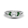 Load image into Gallery viewer, vine-split-band-radiant-cut-diamond-wedding-set-with-emerald-in-white-gold-FDENR3211RAGEMGRANGLE3-NL-WG.jpg