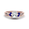 Load image into Gallery viewer, vine-split-band-radiant-cut-diamond-wedding-set-with-sapphire-in-rose-gold-FDENR3211RAGSABLANGLE3-NL-RG.jpg