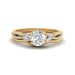 Load image into Gallery viewer, vine-split-band-round-cut-diamond-wedding-set-in-yellow-gold-FDENR3211ROANGLE3-NL-YG.jpg
