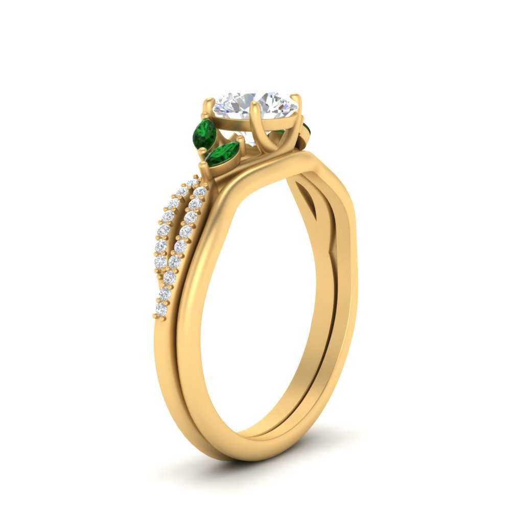 vine-split-band-round-cut-diamond-wedding-set-with-emerald-in-yellow-gold-FDENR3211ROGEMGRANGLE3-NL-YG.jpg