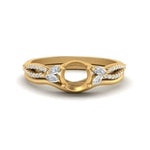 Load image into Gallery viewer, vine-split-band-semi-mount-diamond-wedding-set-in-yellow-gold-FDENR3211SMANGLE3-NL-YG.jpg