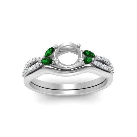 vine-split-band-semi-mount-diamond-wedding-set-with-emerald-in-white-gold-FDENR3211SMGEMGRANGLE3-NL-WG.jpg