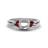 Load image into Gallery viewer, vine-split-band-semi-mount-diamond-wedding-set-with-ruby-in-white-gold-FDENR3211SMGRUDRANGLE3-NL-WG.jpg